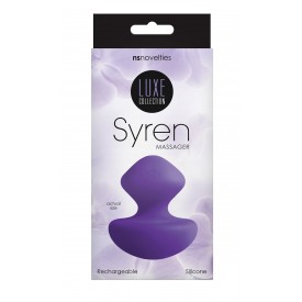 Фиолетовый универсальный вибромассажер Luxe Syren Massager